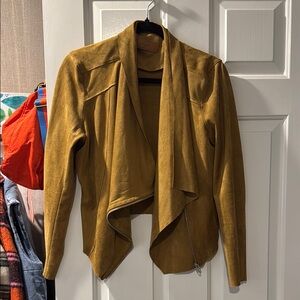 Blank NYc Moto Faux Suede Jacket M